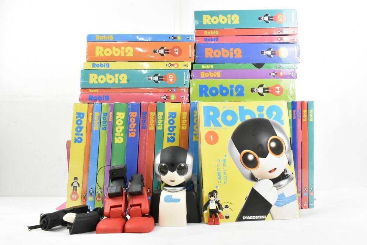 未組立 デアゴスティーニ ロビ2 1-80巻セット(一部組立あり) robi 模型 ロボット IT8YZZ3PYTR0-YR-E17-byebye デアゴスティーニ ロビ2 1-80巻セット 一部組立あり robi 模型